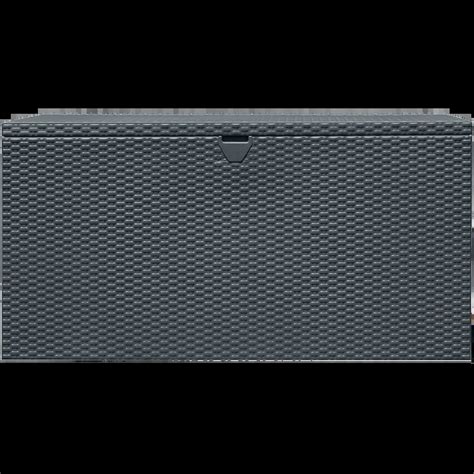 spacemaker basket weave metal deck box|Spacemaker® HDG Steel® Deck Box, Anthracite.